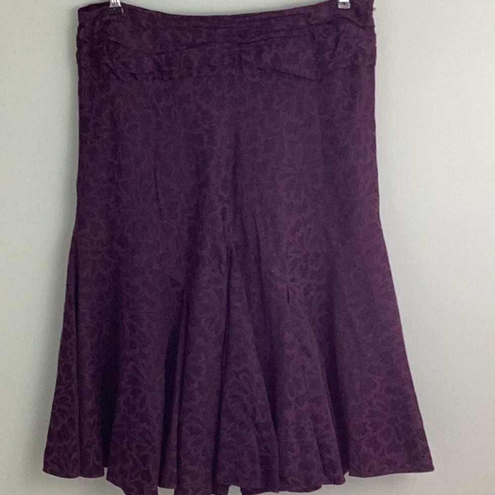 Anthropologie Purple Midi Skirt